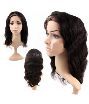 Free Shipping Free Part Unprocessed Virgin Hair Body Wave Full Lace Wig